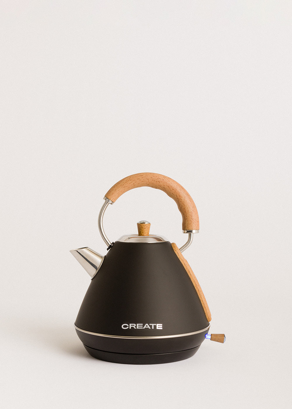 Kettle Retro - Bouilloire Électrique - 1,7L - Noir