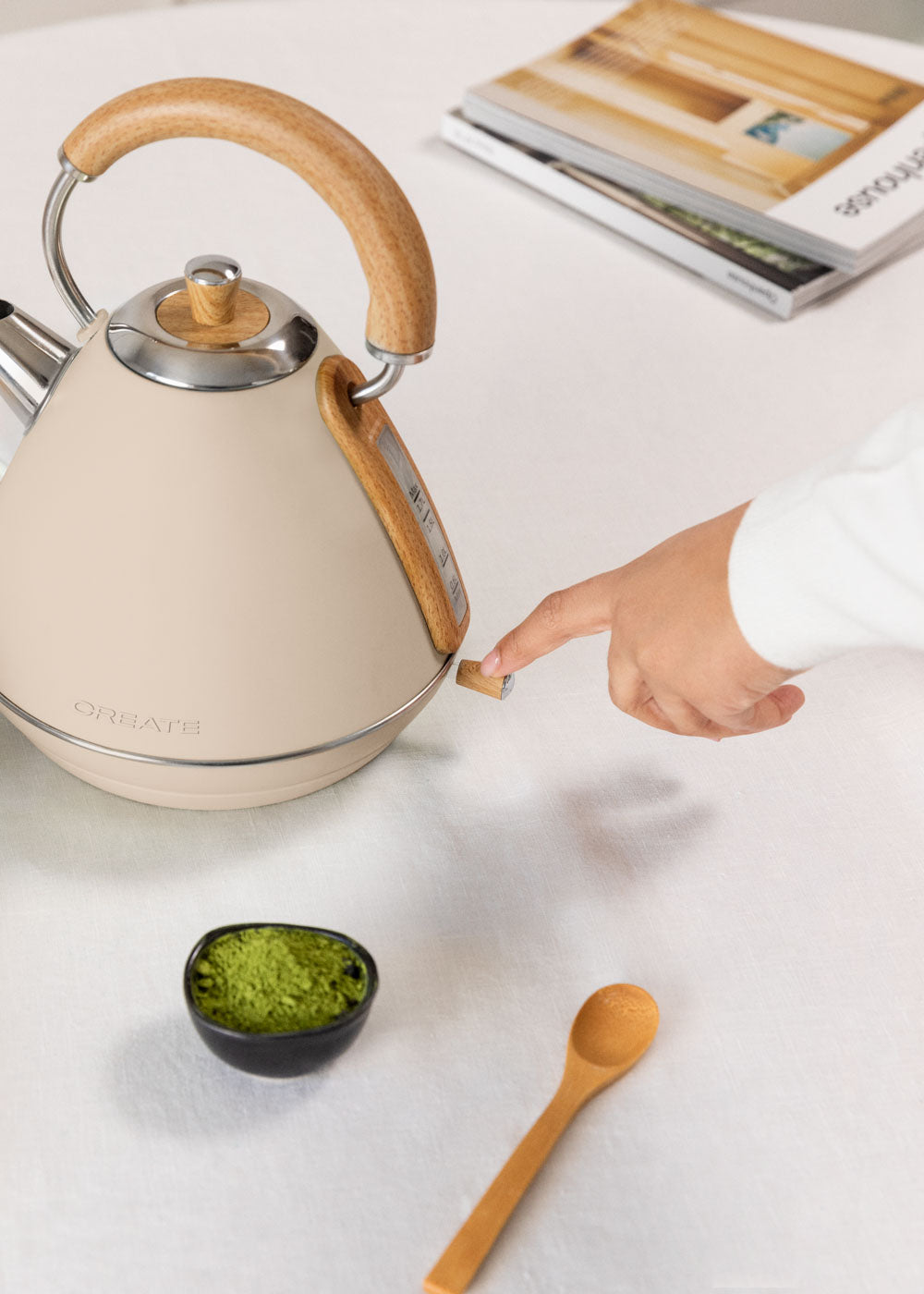 Kettle Retro - Electric Kettle - 1.7L - Sand