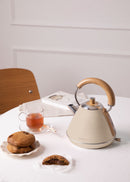 Kettle Retro - Bouilloire Électrique - 1L - Sable