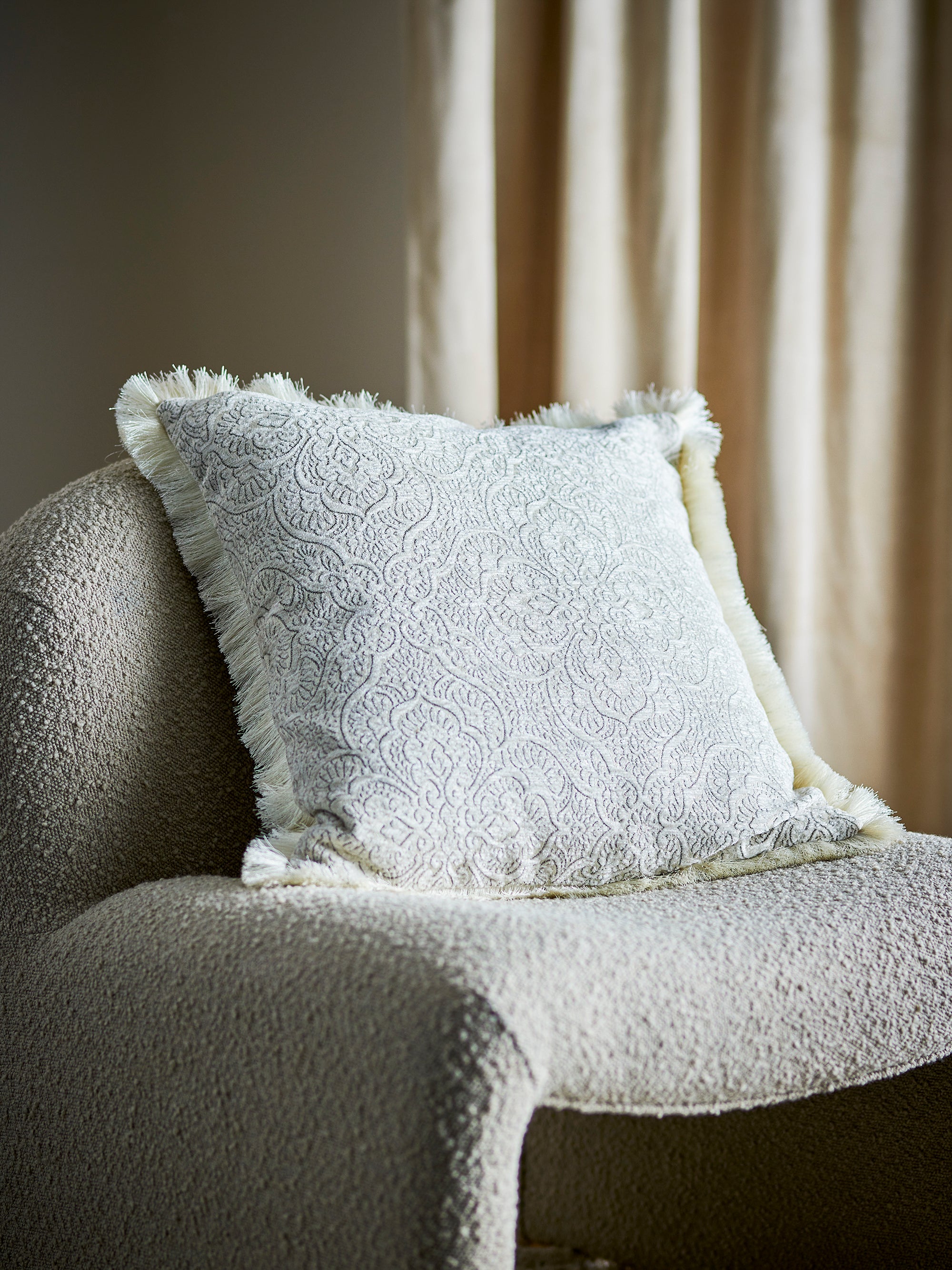 Cabrie - Cushion - Natural - Polyester