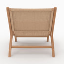 Fauteuil Kilka en teck et cordage en loom