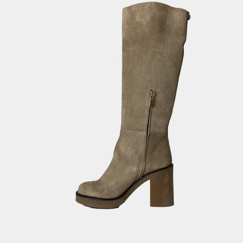 Bottes Ann Tuil Kilo - Velours Beige