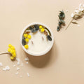 Kit Diy Bougie Fleurie Immortelle Et Eucalyptus
