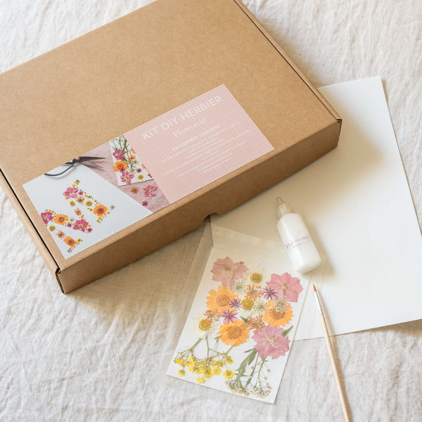 DIY Alphabet Herbarium Kit Pink