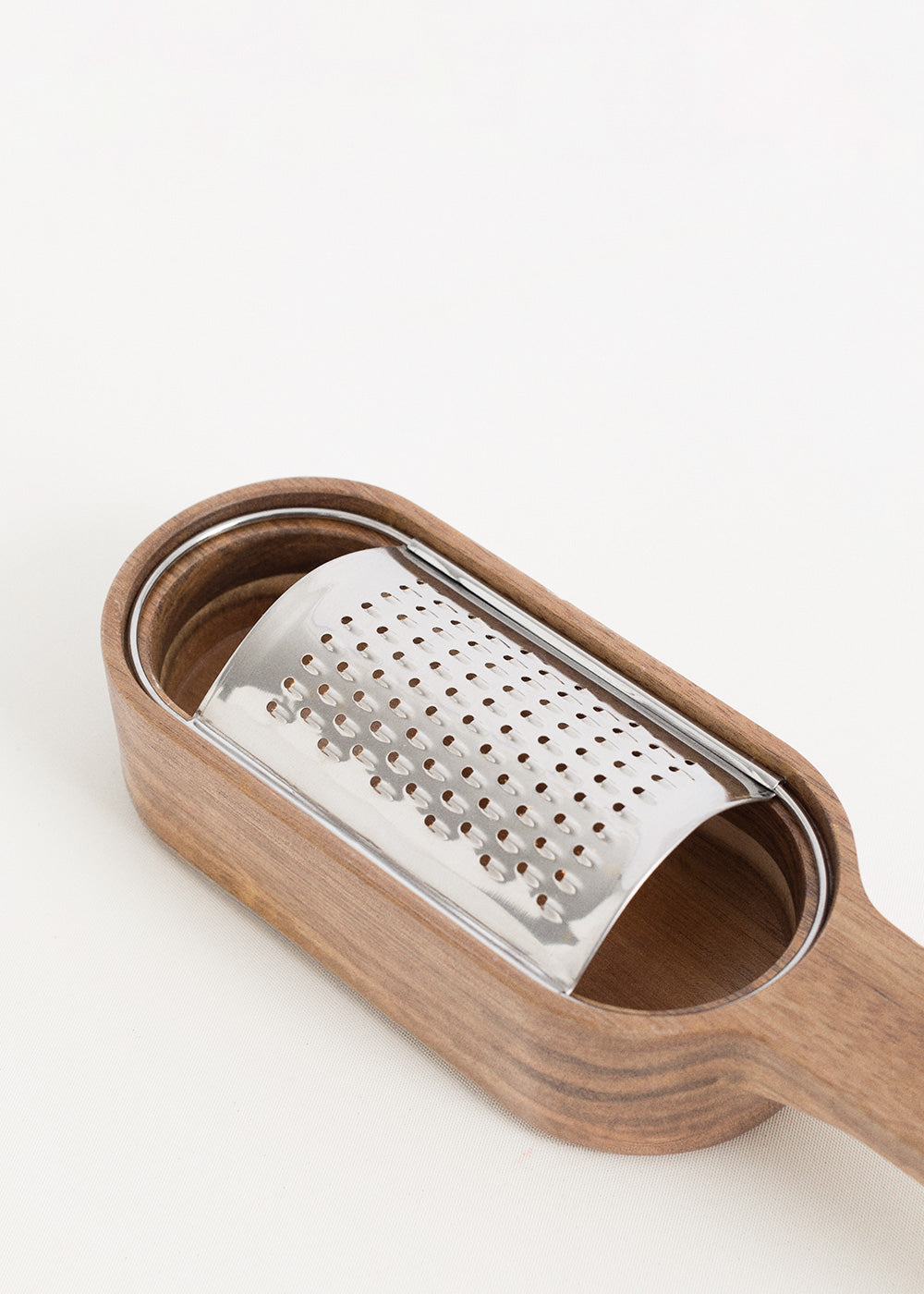 Kitchenware Essentials - Râpe Avec Bol En Bois D’Acacia