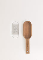 Kitchenware Essentials - Râpe Avec Bol En Bois D’Acacia