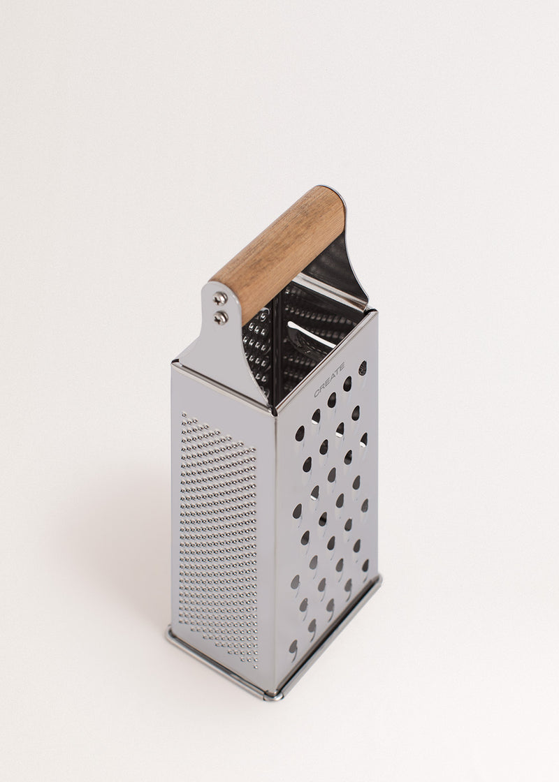 Kitchenware Essentials - Grater with Acacia Wood Handle