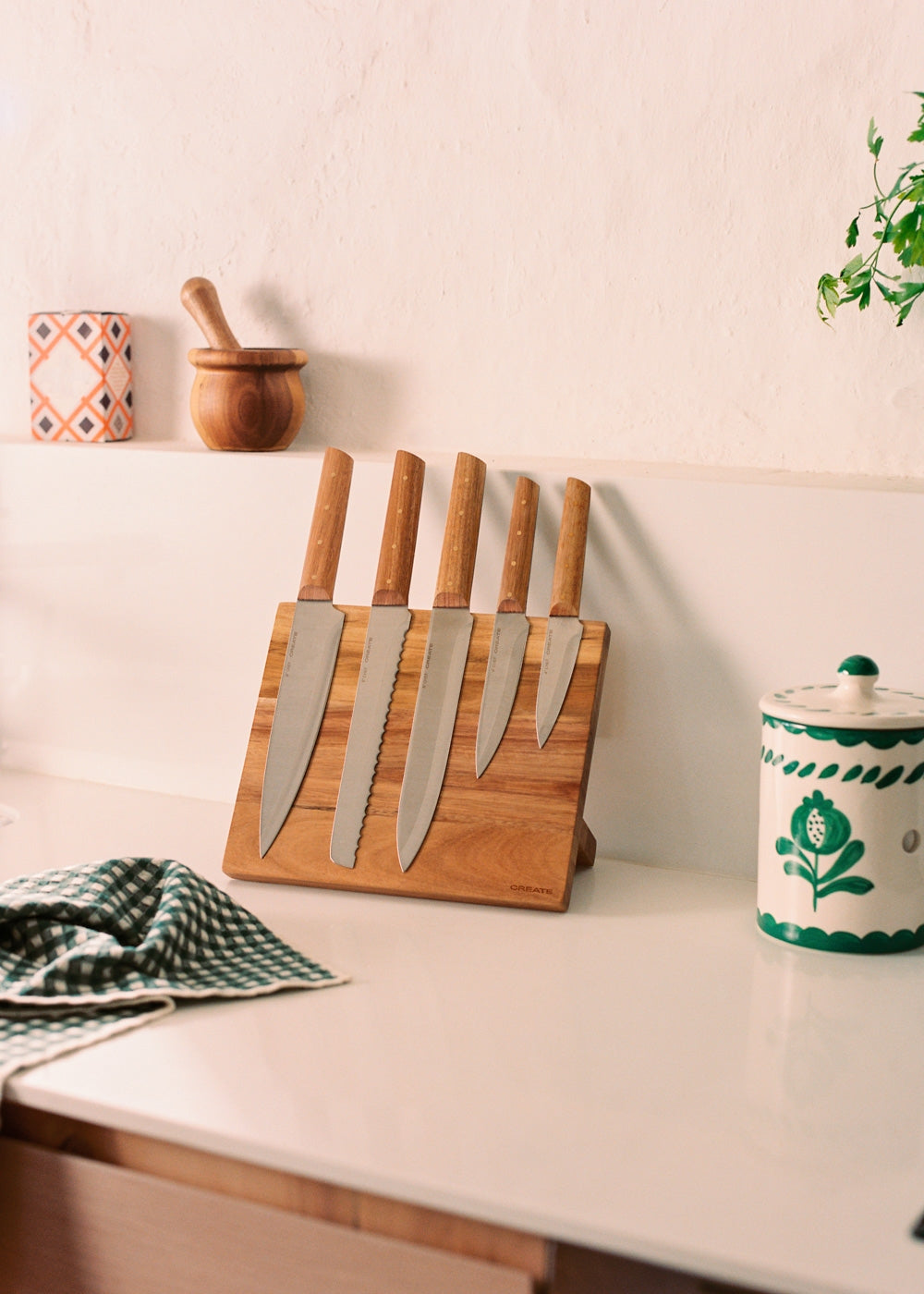 Kitchenware Essentials - Set De Couteaux De Cuisine Avec Aimant
