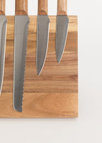 Kitchenware Essentials - Set De Couteaux De Cuisine Avec Aimant