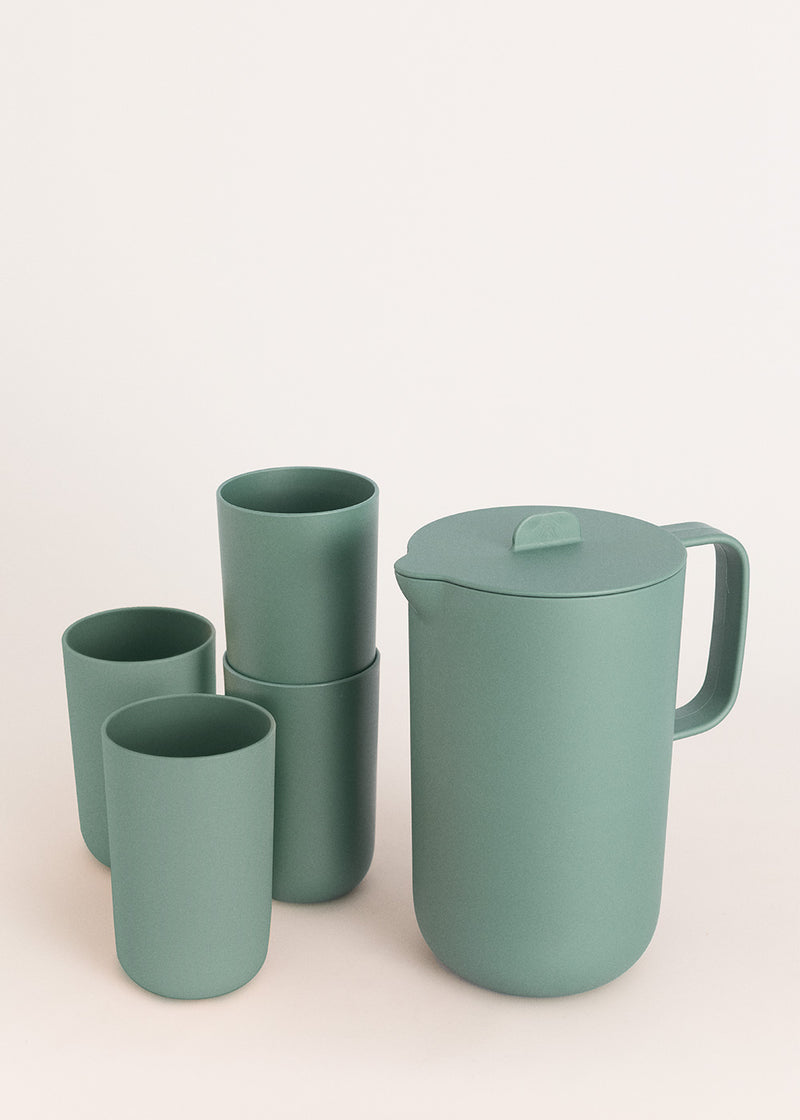 Menaje de cocina Colección Outdoor Eco - Pack Vajilla Exterior - Verde Salvia