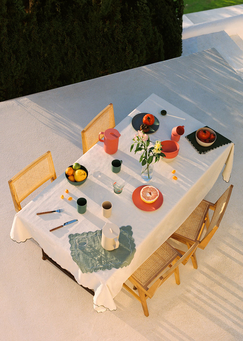 Menaje de cocina Colección Outdoor Eco - Pack Vajilla Exterior - Verde Salvia
