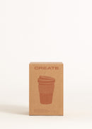Menaje Outdoor Eco - Vaso Café Con Tapa De Material Reciclado - Terracota