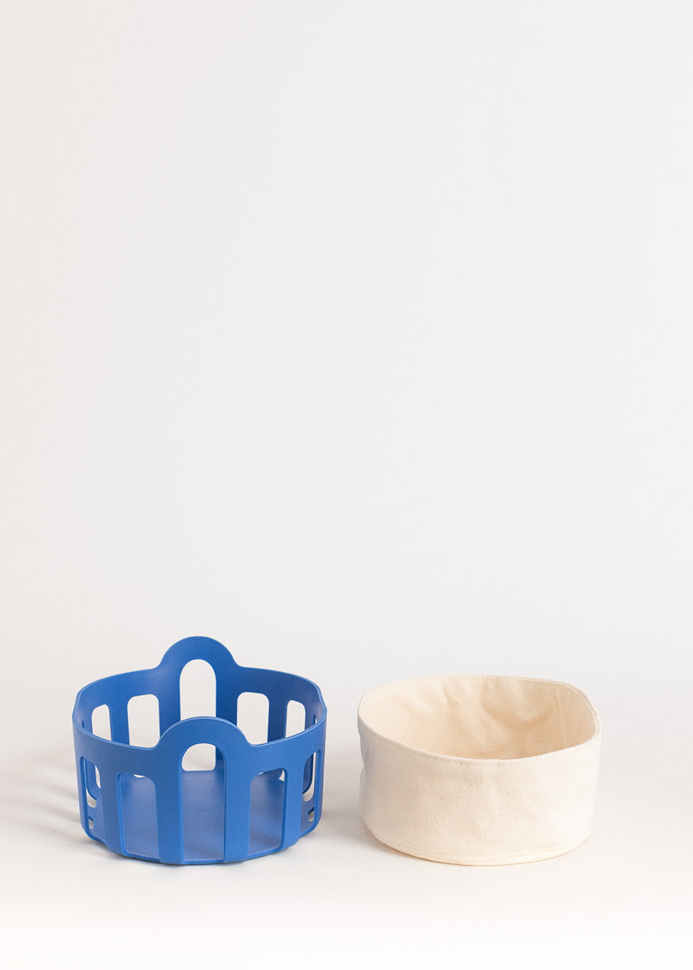 Kitchenware Studio - Cesta Interior 100 % Algodón - Azul Cobalto