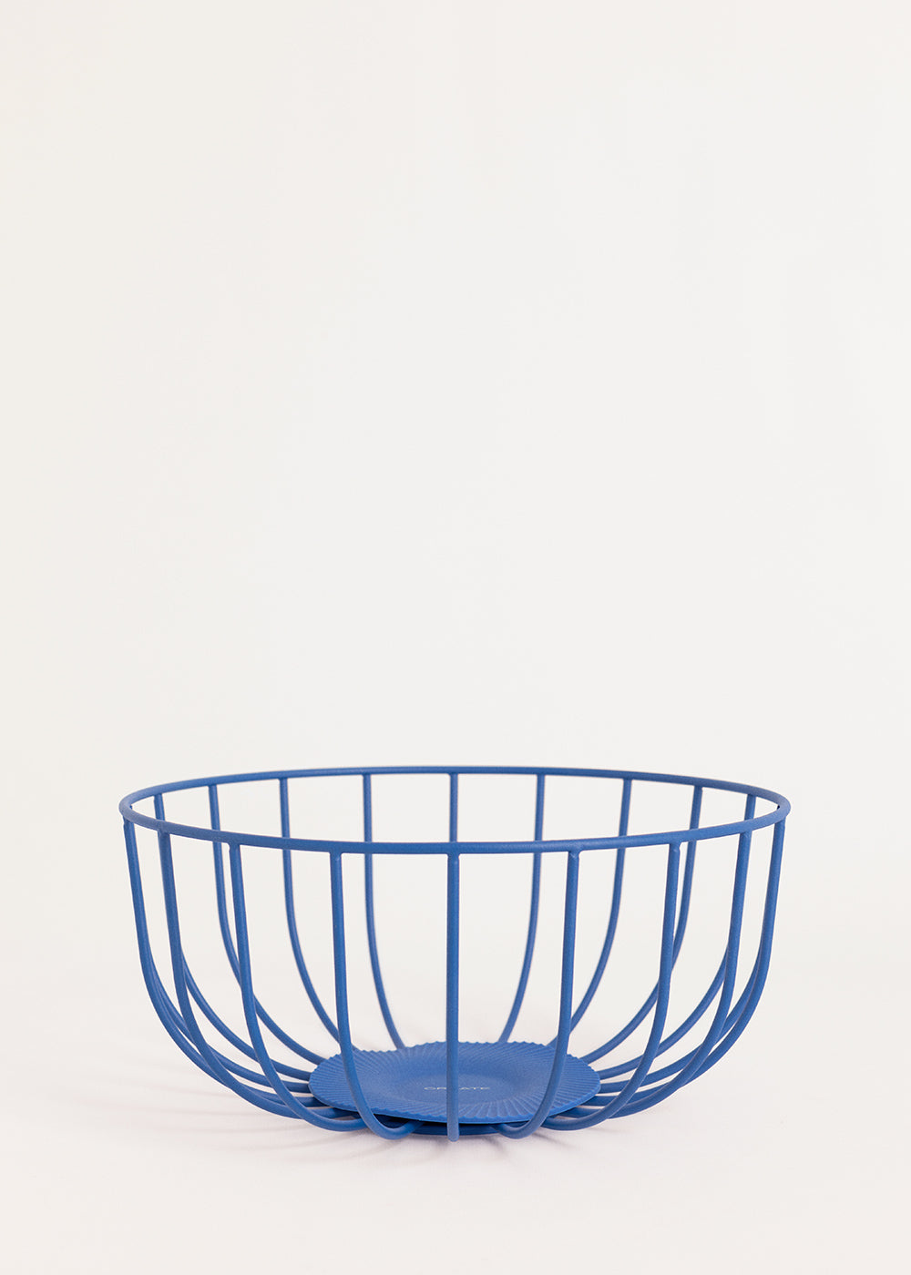 Kitchenware Studio - Small Metal Basket with Non-Slip Base - Cobalt Blue