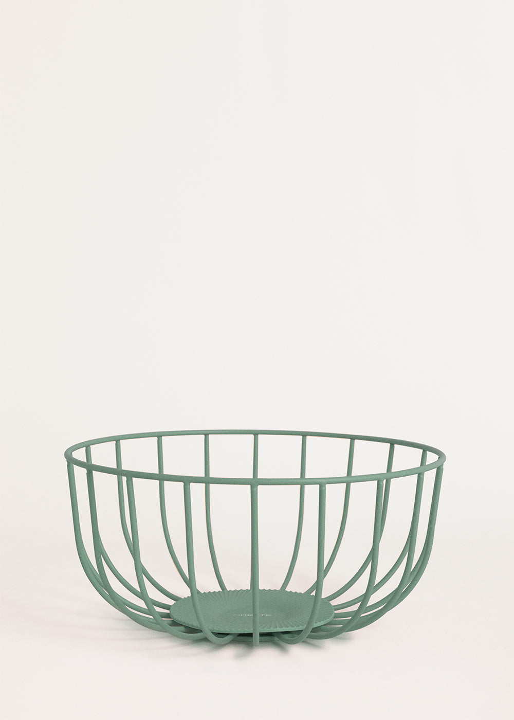 Kitchenware Studio - Petit Panier Métallique Avec Base Antidérapante - Vert Sauge