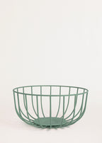 Kitchenware Studio - Petit Panier Métallique Avec Base Antidérapante - Vert Sauge