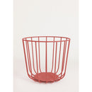 Kitchenware Studio - Cesta de alambre grande con base antideslizante - Terracota