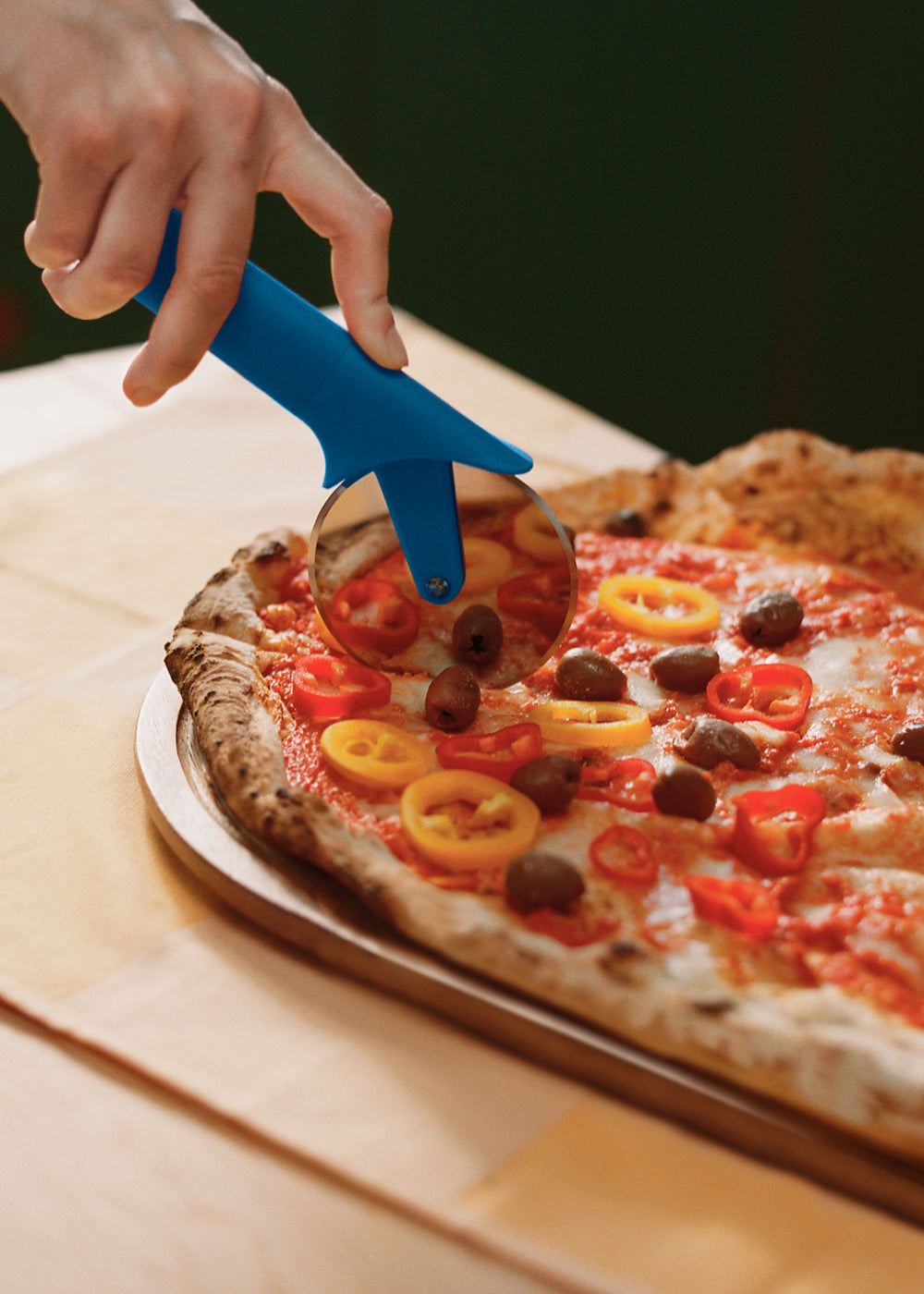 Kitchenware Studio - Cortador De Pizza - Azul Cobalto