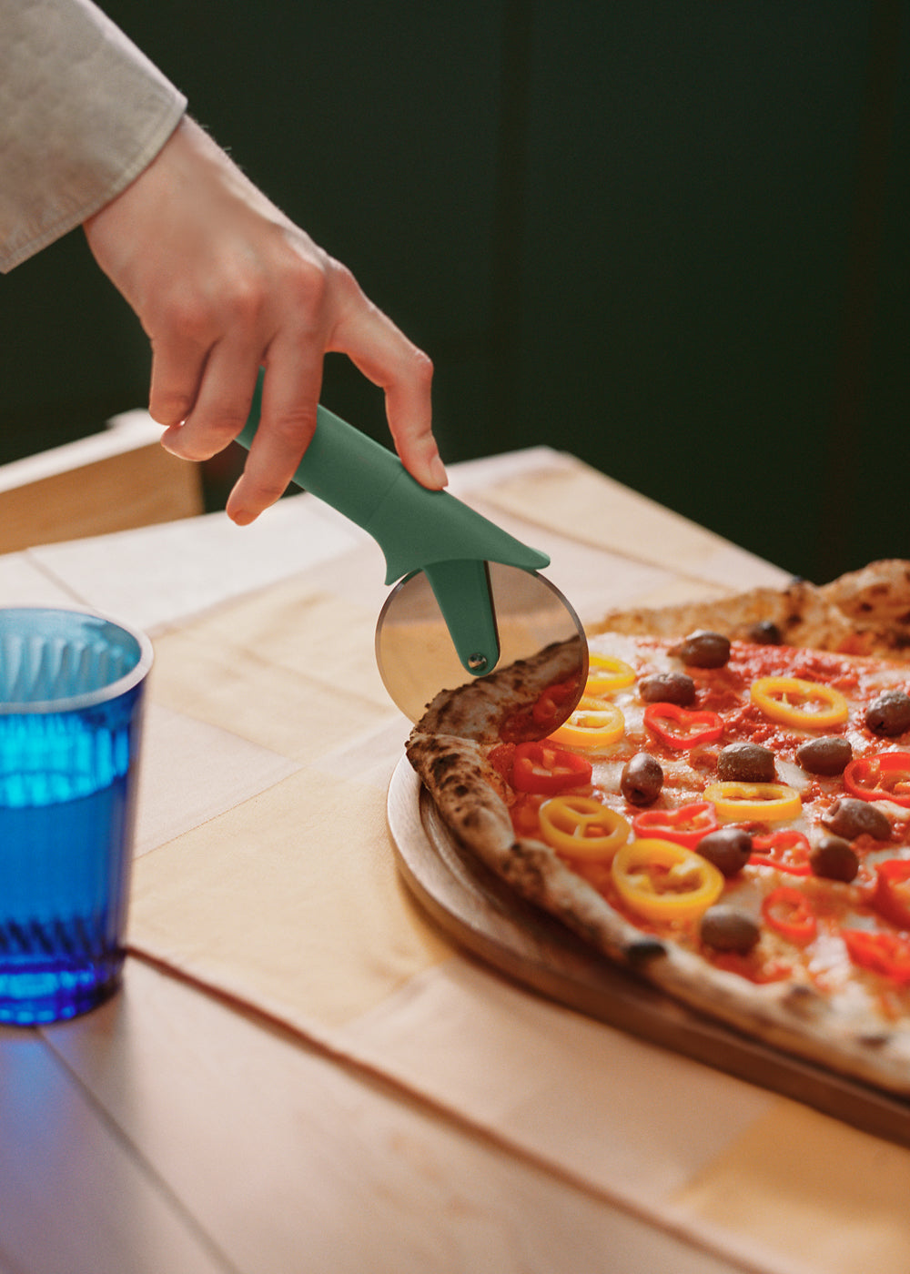 Kitchenware Studio - Pizza Cutter - Sage Green