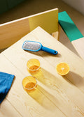 Kitchenware Studio - Petite Râpe De Cuisine En Acier Inoxydable - Bleu Cobalt