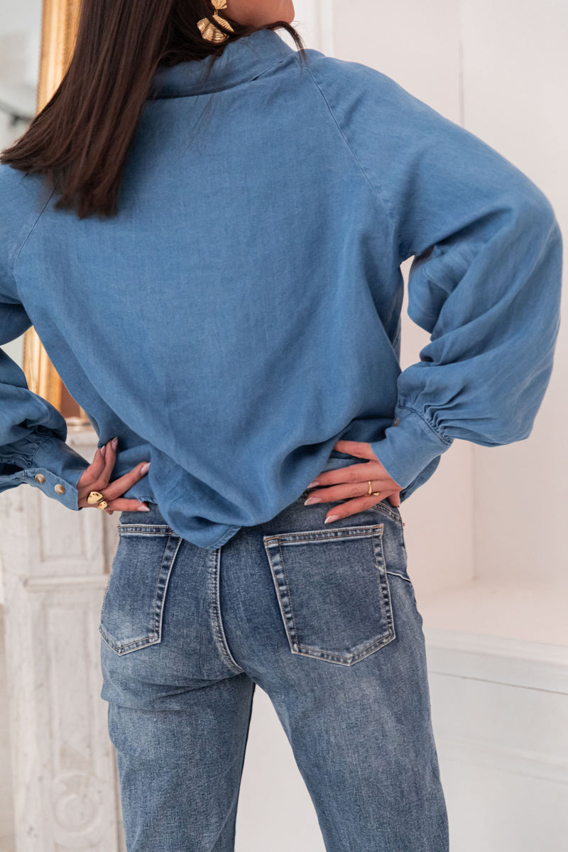 KLARA Jean - Blouse Noeud
