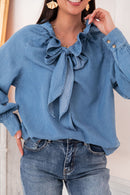 KLARA Jean - Blouse Noeud