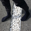 Chaussettes En Laine Mérinos Unies - Marine