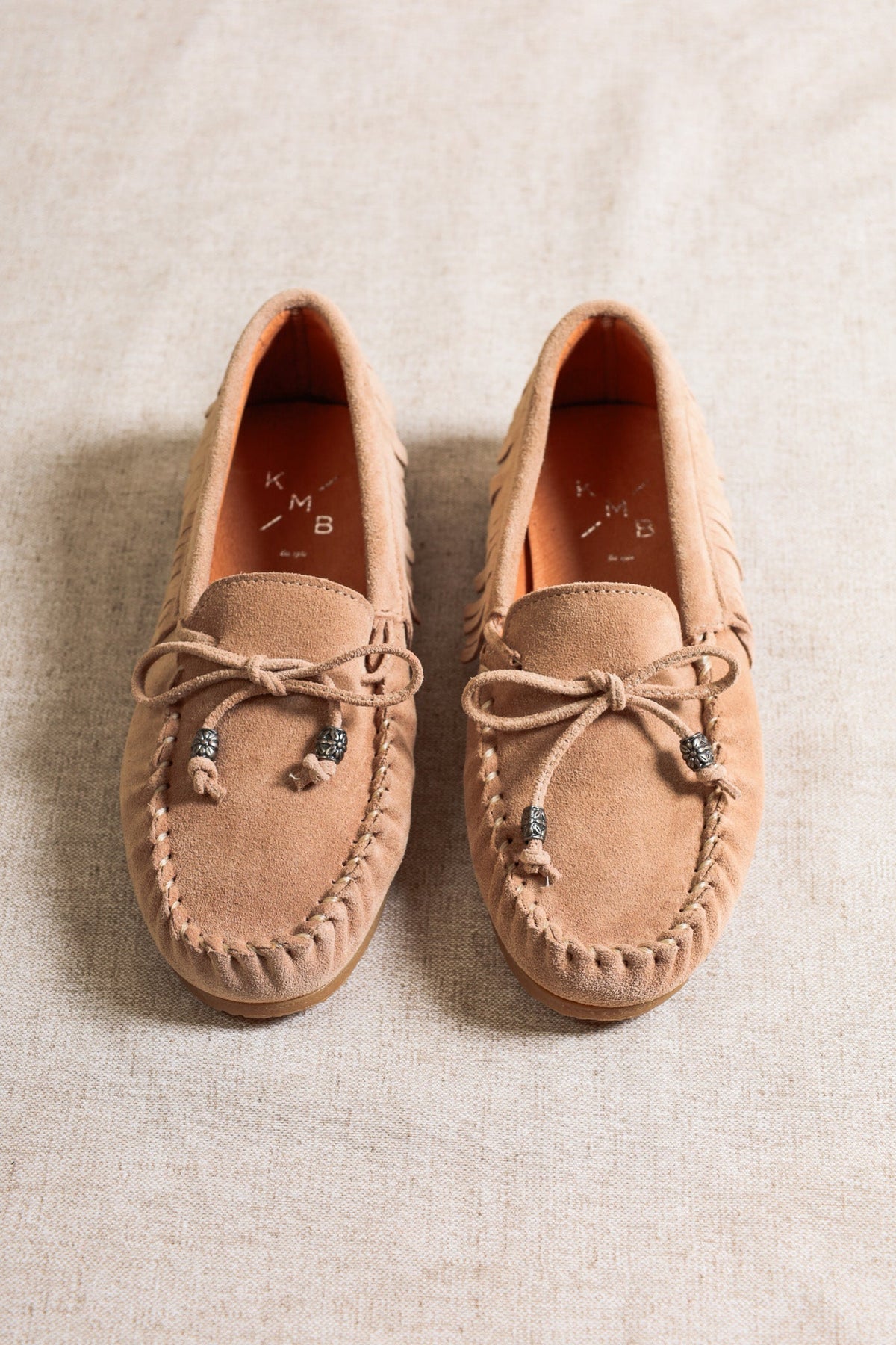 Binita Moccasins - Beige