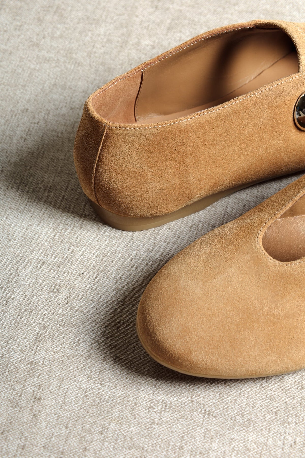Camila Ballet Flats - Cognac