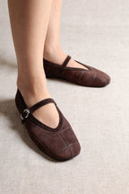Alli Ballet Flats - Chocolate