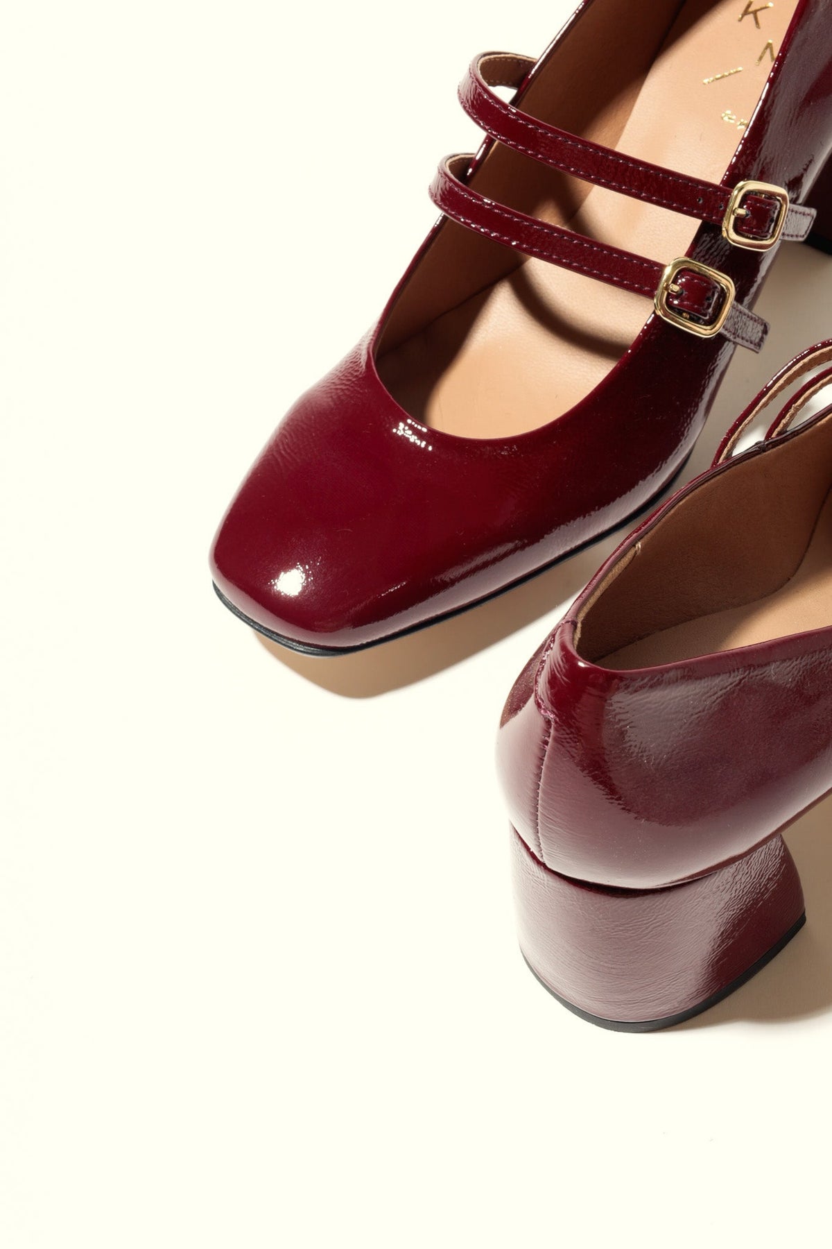 Maite Mary Janes - Burgundy