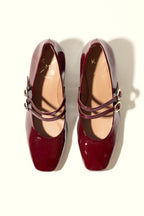 Maite Mary Janes - Burgundy