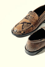 Mocasines Emilia efecto serpiente - Topo