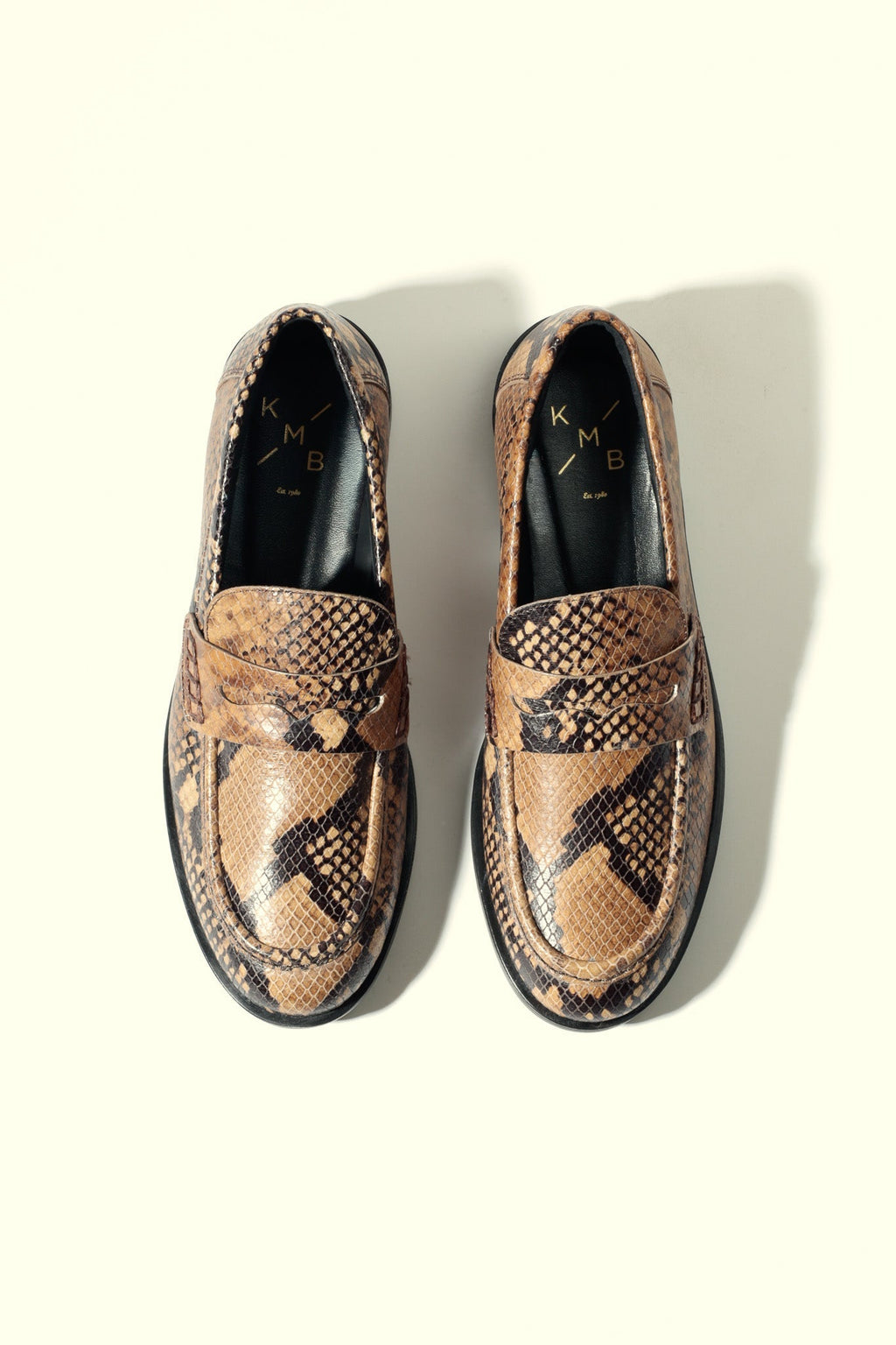 Mocasines Emilia efecto serpiente - Topo