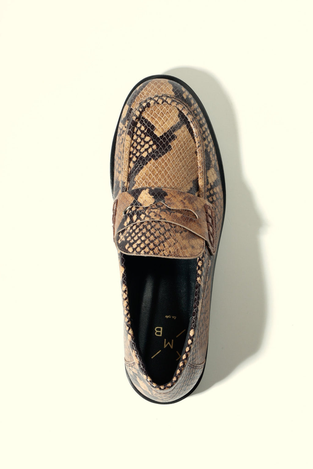 Mocasines Emilia efecto serpiente - Topo