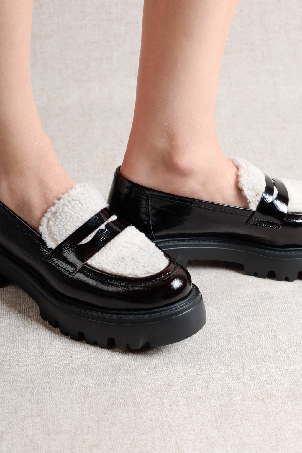 Mocassins Lissy Black And - White