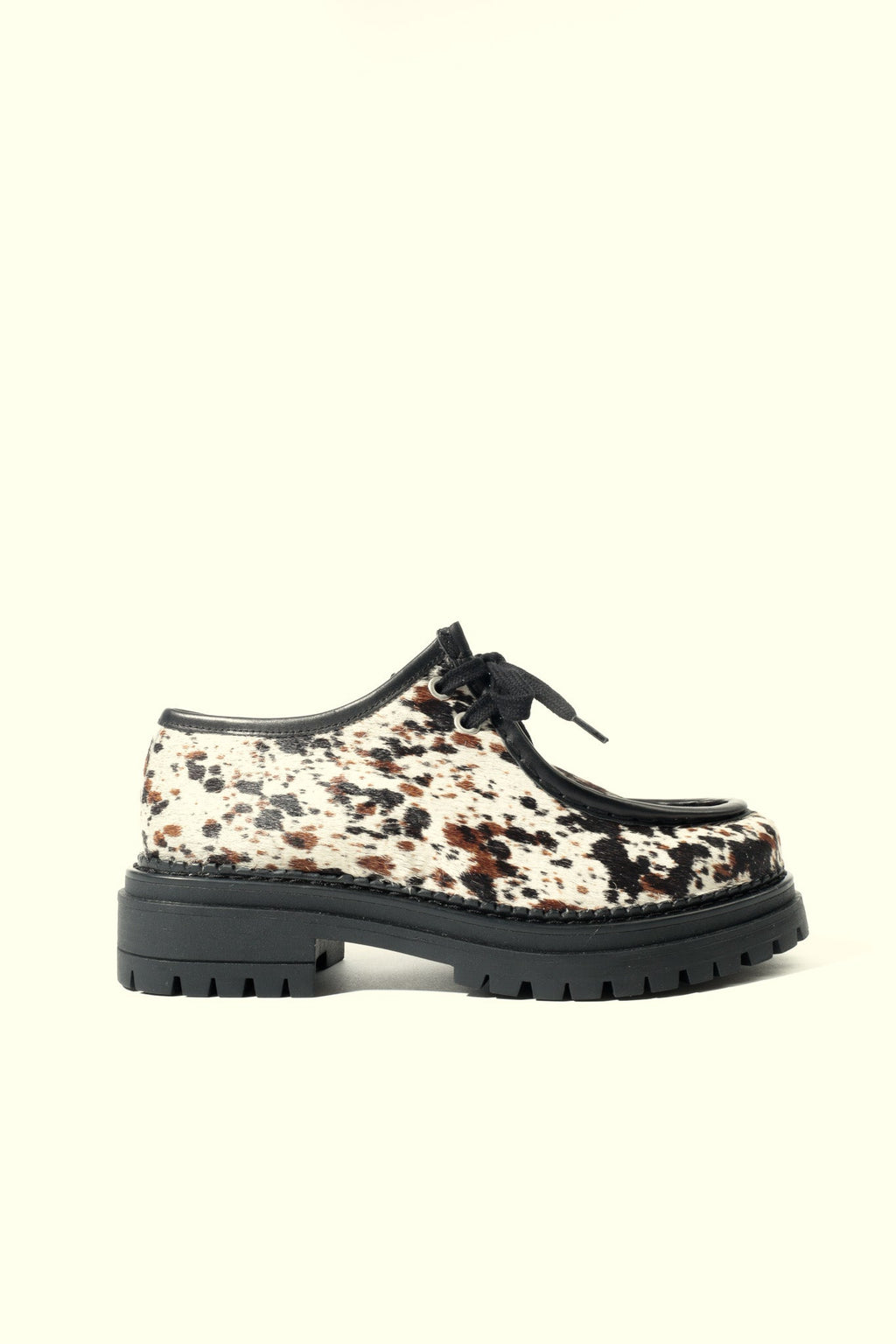 Odda Ankle Boots - Cow Print