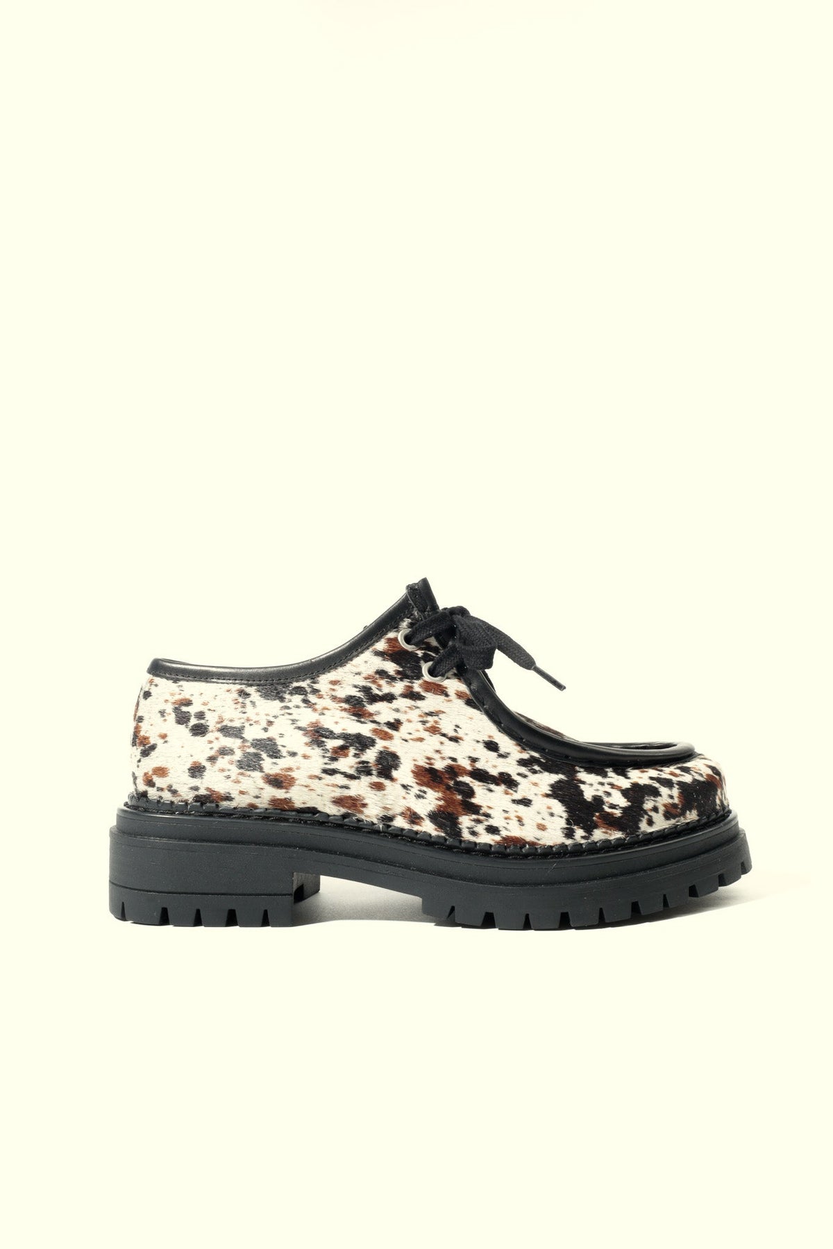 Odda Ankle Boots - Cow Print