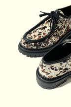 Odda Ankle Boots - Cow Print
