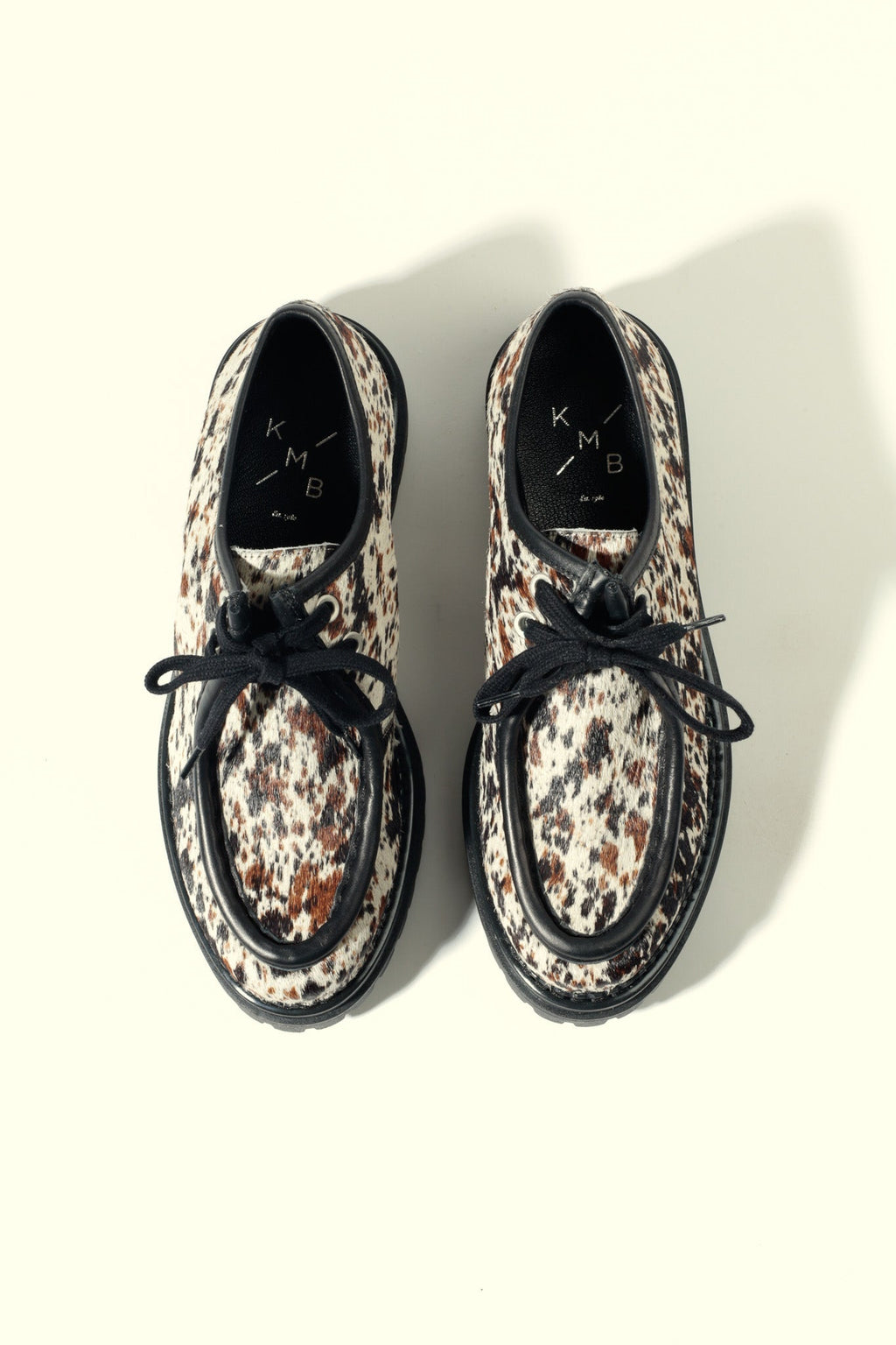Odda Ankle Boots - Cow Print
