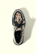 Odda Ankle Boots - Cow Print