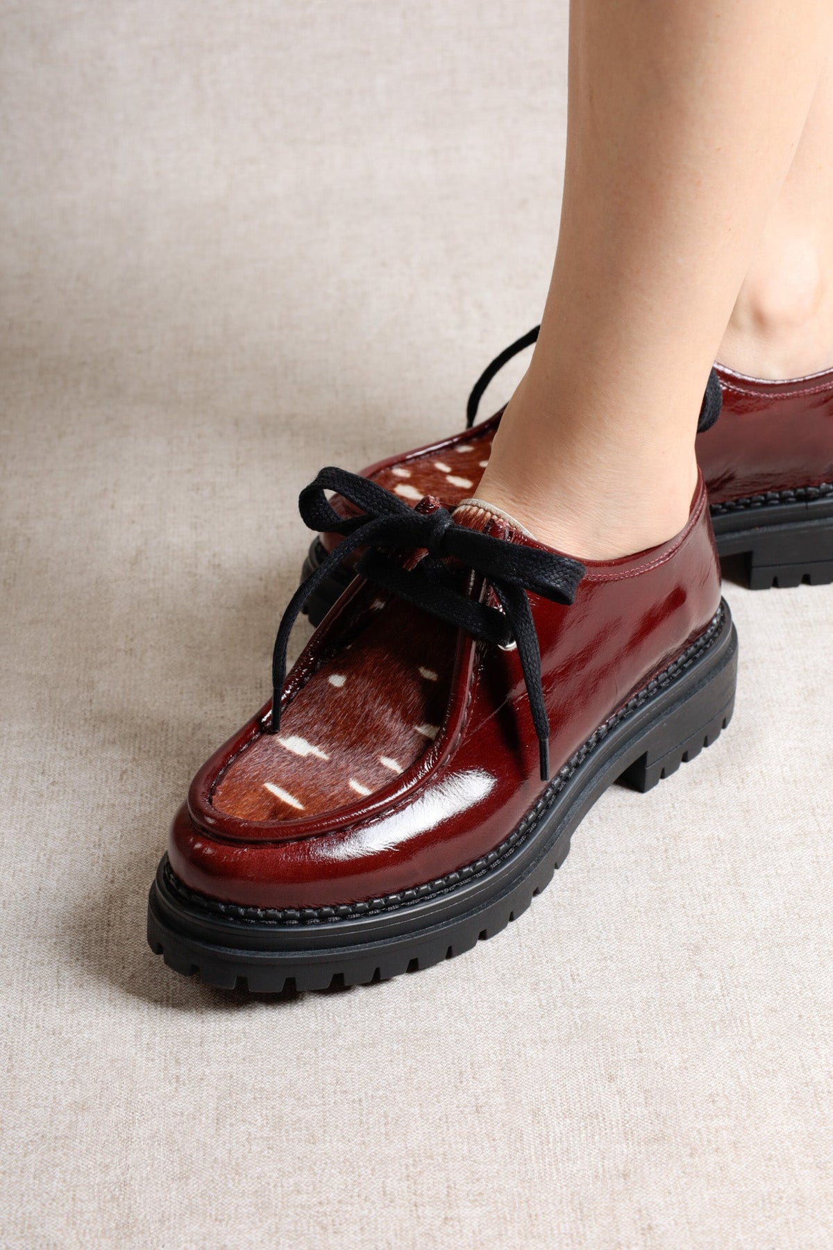 Odda Castagna Ankle Boots - Brown