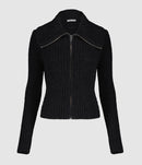 Vaillant - Cardigan Laine Black - Femme