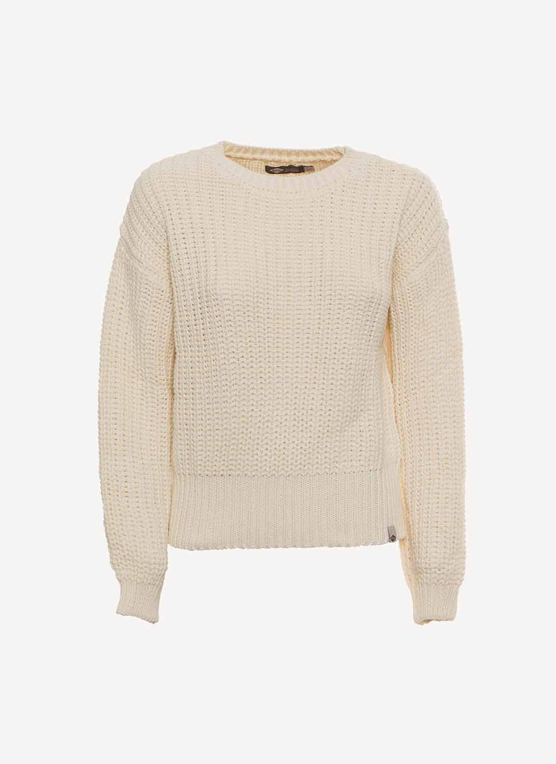 Lee Cooper - Pull En Maille - Blanc - Femme