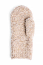 Gants Knitted Bouclé Look - Beige