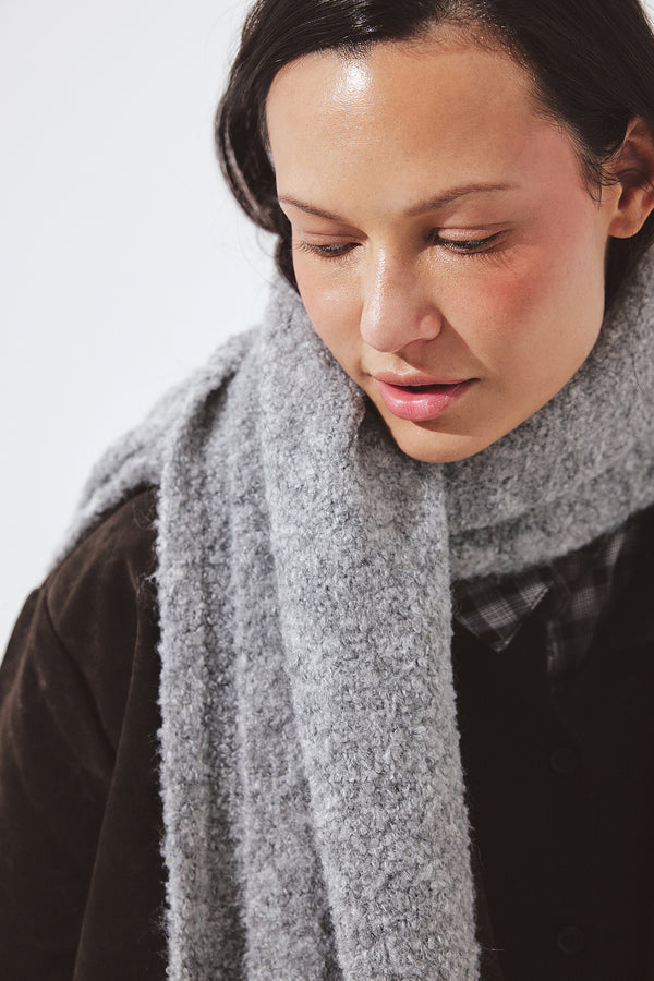 Écharpe Knitted - Gris