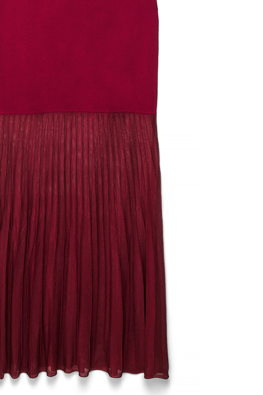 Vestido Largo De Punto Rojo