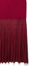 Vestido Largo De Punto Rojo