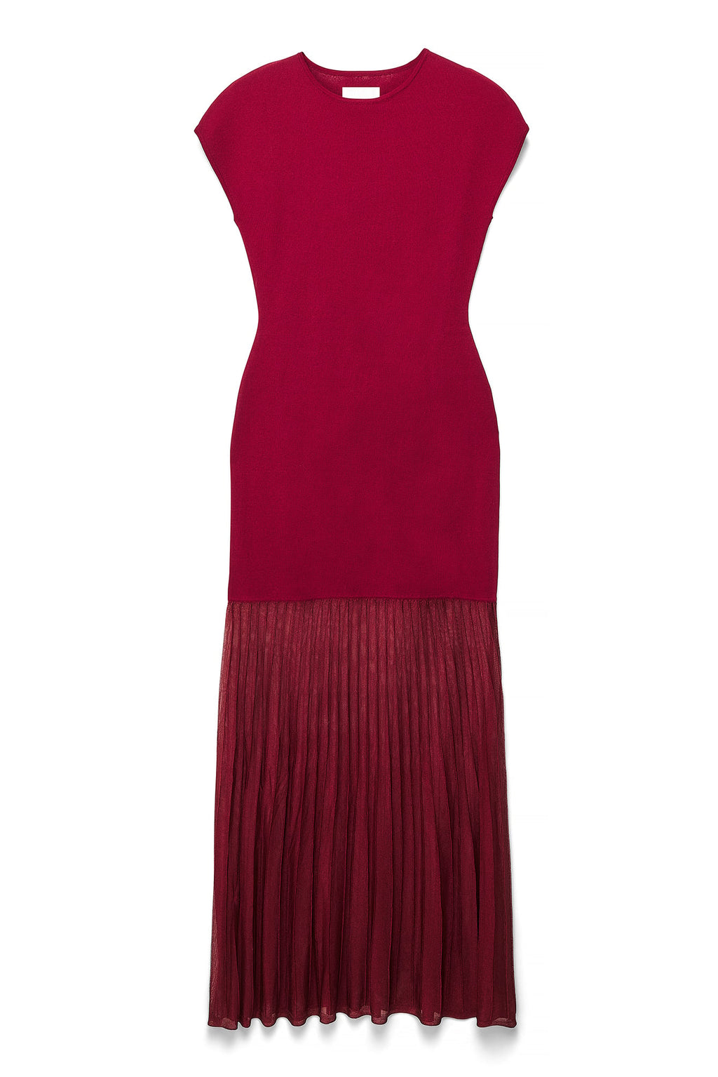 Vestido Largo De Punto Rojo