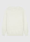 Jersey con cuello redondo y lazo - Crudo